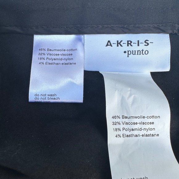 Akris Punto Black Side Zip Trouser Pants - Picture 2 of 5